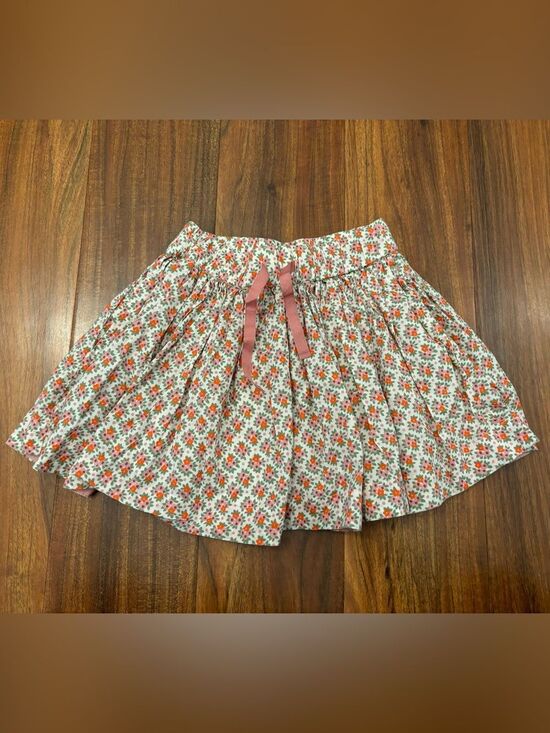 Mini Boden Other - Mini Boden cream/pink/orange floral skirt